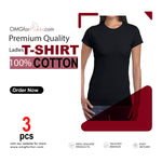 Premium Quality 3 PC'S Black T-Shirt