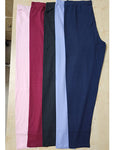 5 PCS WOMENS LEGGINGS ( BLACK , Baby Pink  ,Maroon  , Navy Blue  , LAVENDER)