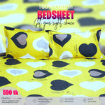 100% COTTON BEDSHEET (Single Size)