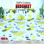 100% COTTON BEDSHEET (KING SIZE)