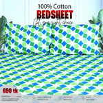 100% COTTON BEDSHEET (KING SIZE)