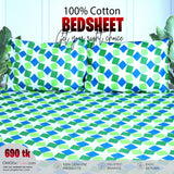 100% COTTON BEDSHEET (KING SIZE)