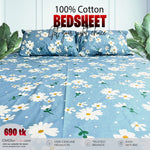 100% COTTON BEDSHEET (KING SIZE)