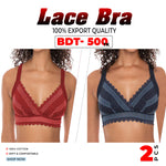 2  Pcs Combo WOMENS SEXY LACE BRA