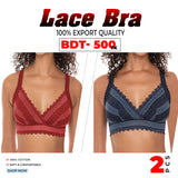 2  Pcs Combo WOMENS SEXY LACE BRA